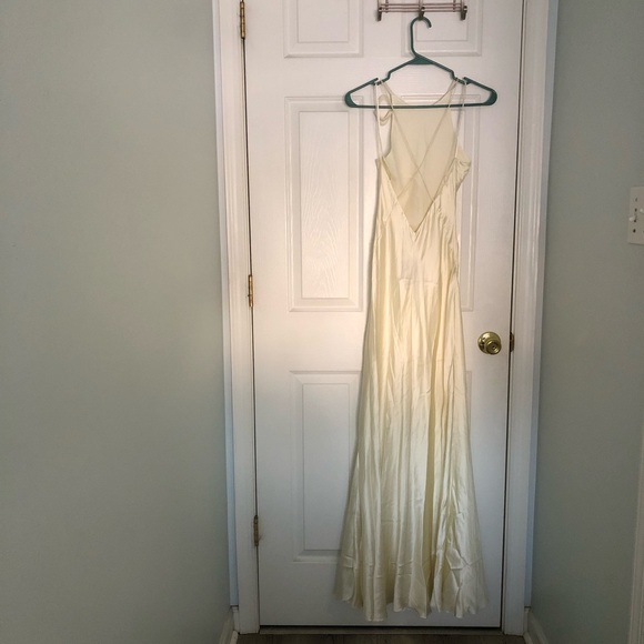 Zara 100% SILK HALTER DRESS - Picture 5 of 17
